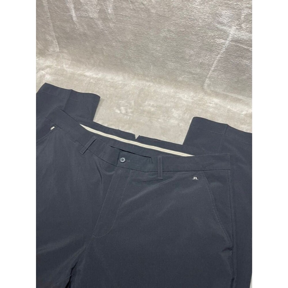 J.Lindeberg Golf Pants Men Size 40/32 Black Elliott Micro Stretch Outdoor
